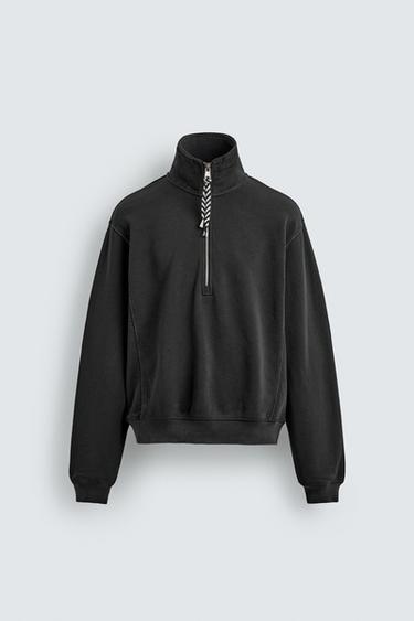 ТОЛСТОВКА НА МОЛНИИ AARON LEVINE X ZARA — ЧЕРНЫЙ от Zara
