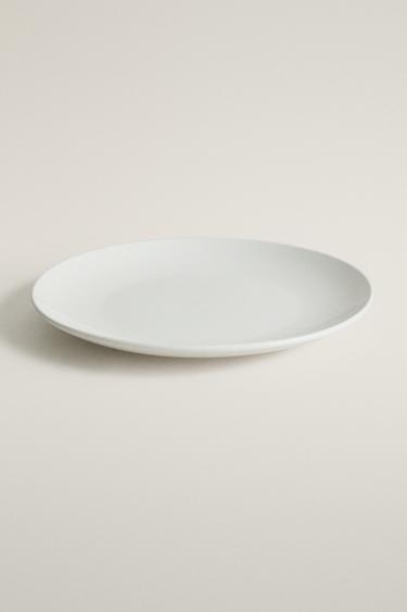STONEWARE DINNER PLATE — White 2