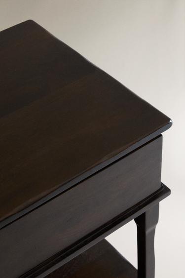 MEUBLE DE RANGEMENT EN BOIS DE MANGUIER - Marron foncé de Zara - Image 1