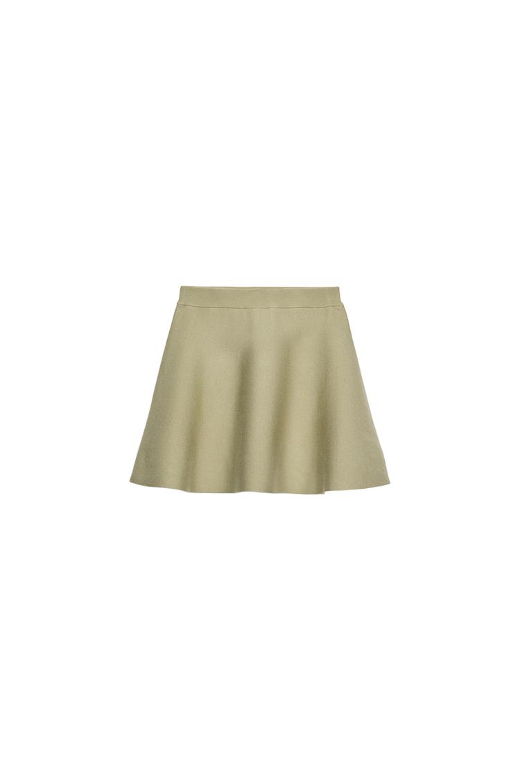 KNIT MINI SKIRT