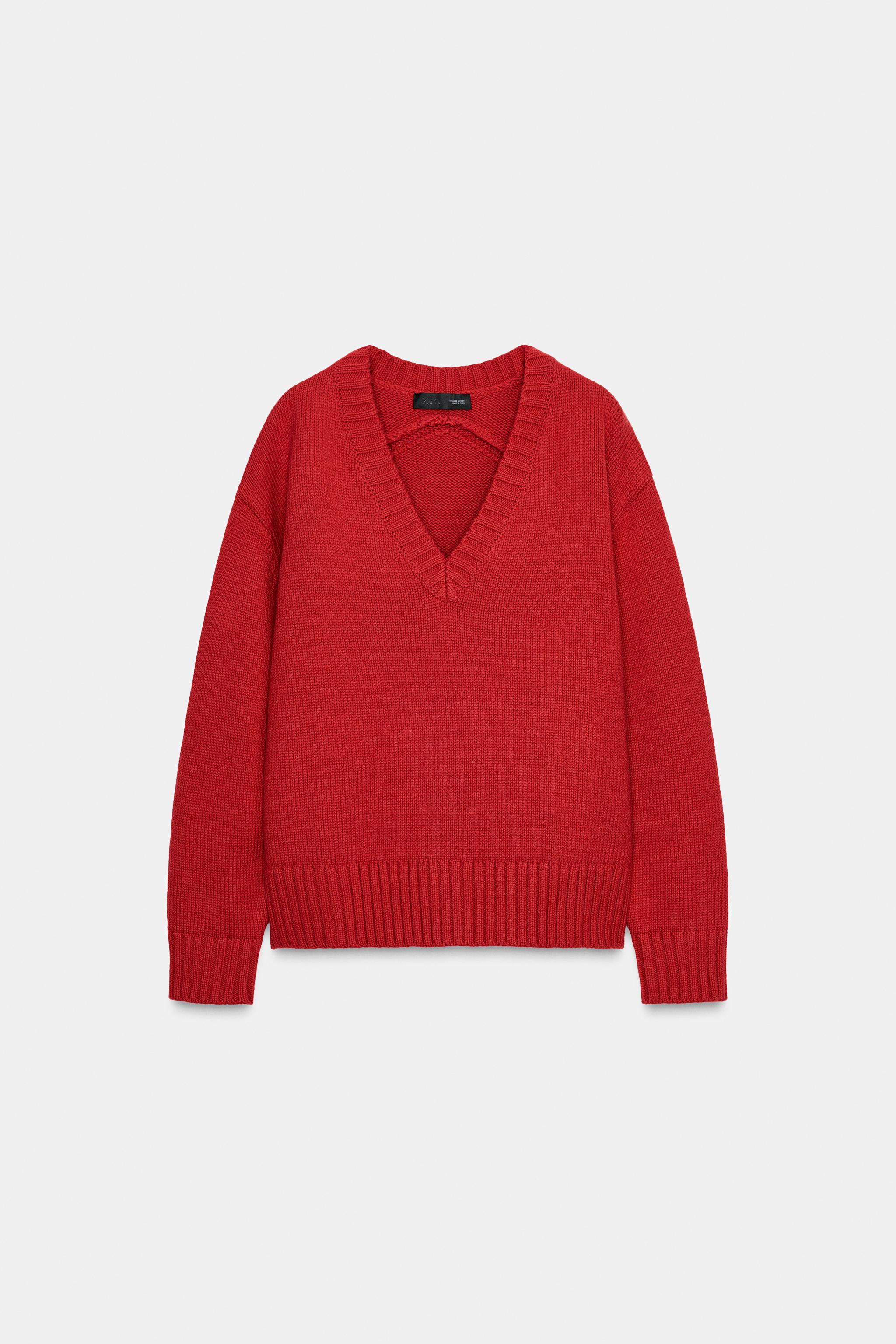 Kaschmirpullover Rote Pullover Zara Kaschmir Cashmere Insieme