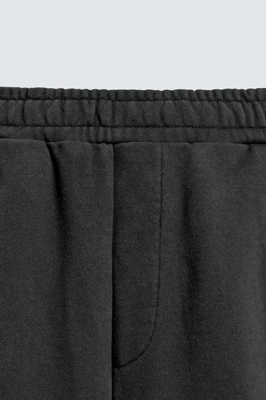 PANTALON DE JOGGING BALLON FIT DÉLAVÉ - Anthracite foncé de Zara - Image 7