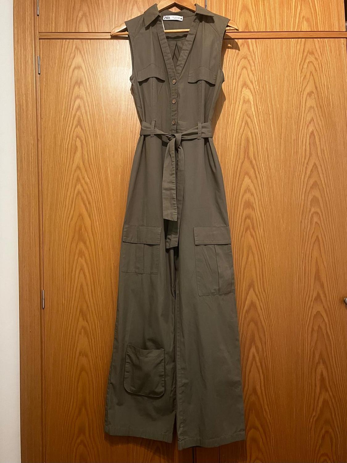 STRAIGHT-LEG CARGO JUMPSUIT - Image 2