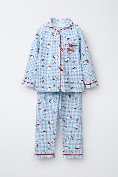 6-14 ЛЕТ/ПИЖАМА С ПРИНТОМ HELLO KITTY © SANRIO — СИНИЙ от Zara — изображение 0
