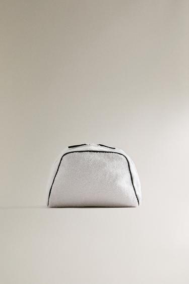 Zara NESESER OD FROTIRA SA UKRASNIM PORUBOM – Bela – Slika 0