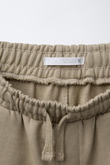 PANTALON COUPE LARGE STYLE MILITAIRE - Beige foncé de Zara - Image 2
