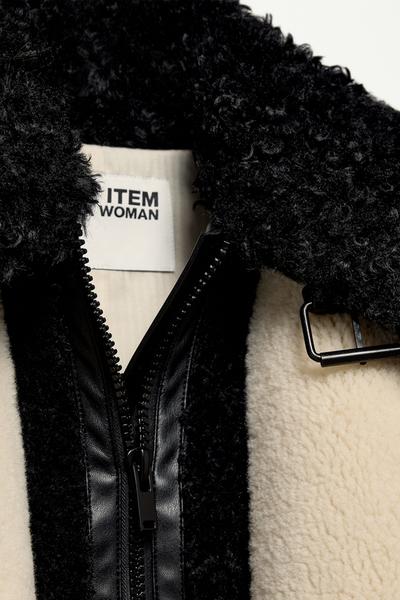 FAUX FUR PATCHWORK JACKET - THE ITEM ZARA WOMAN