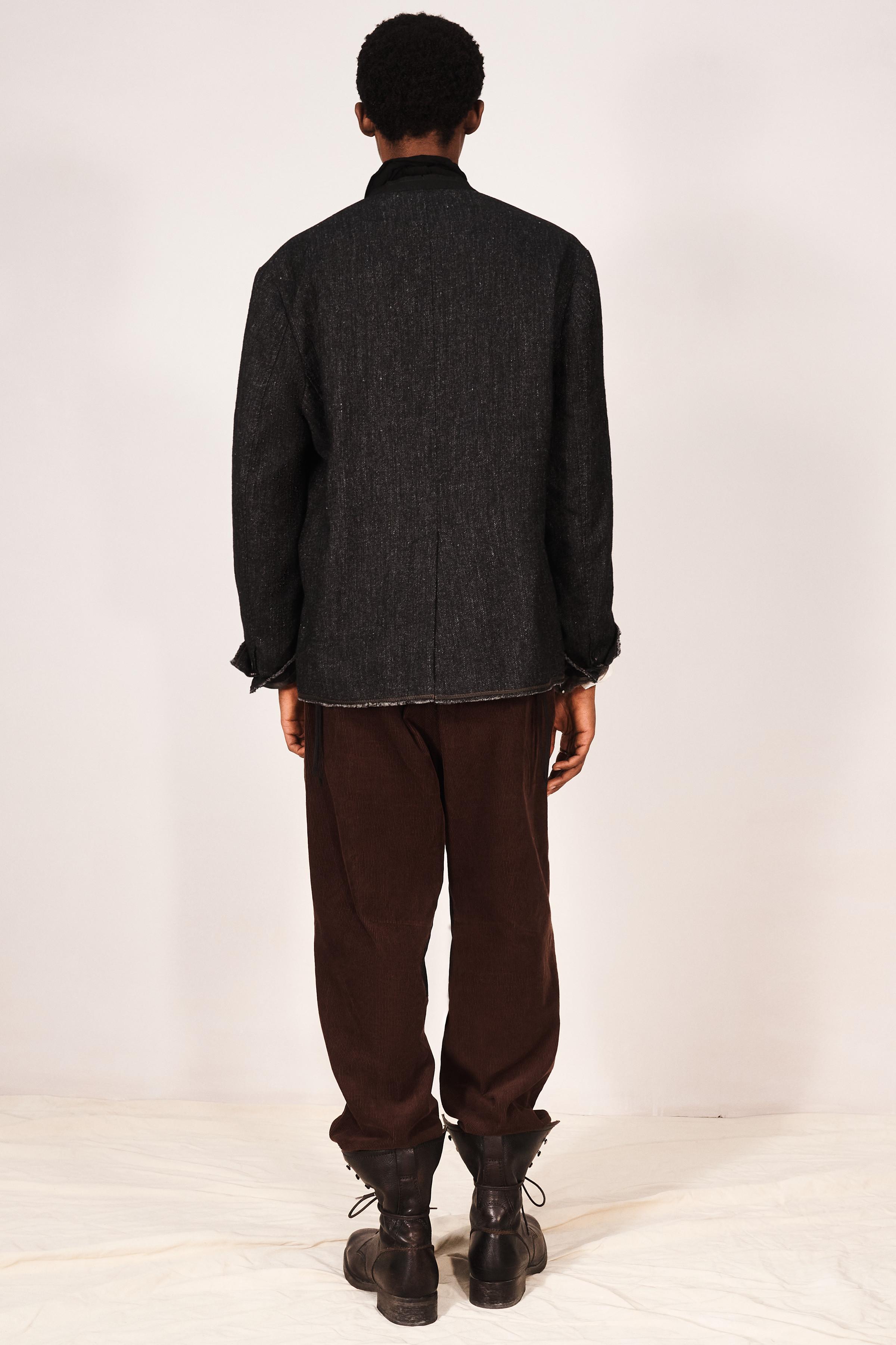 VESTE RELAXED FIT SANS COL