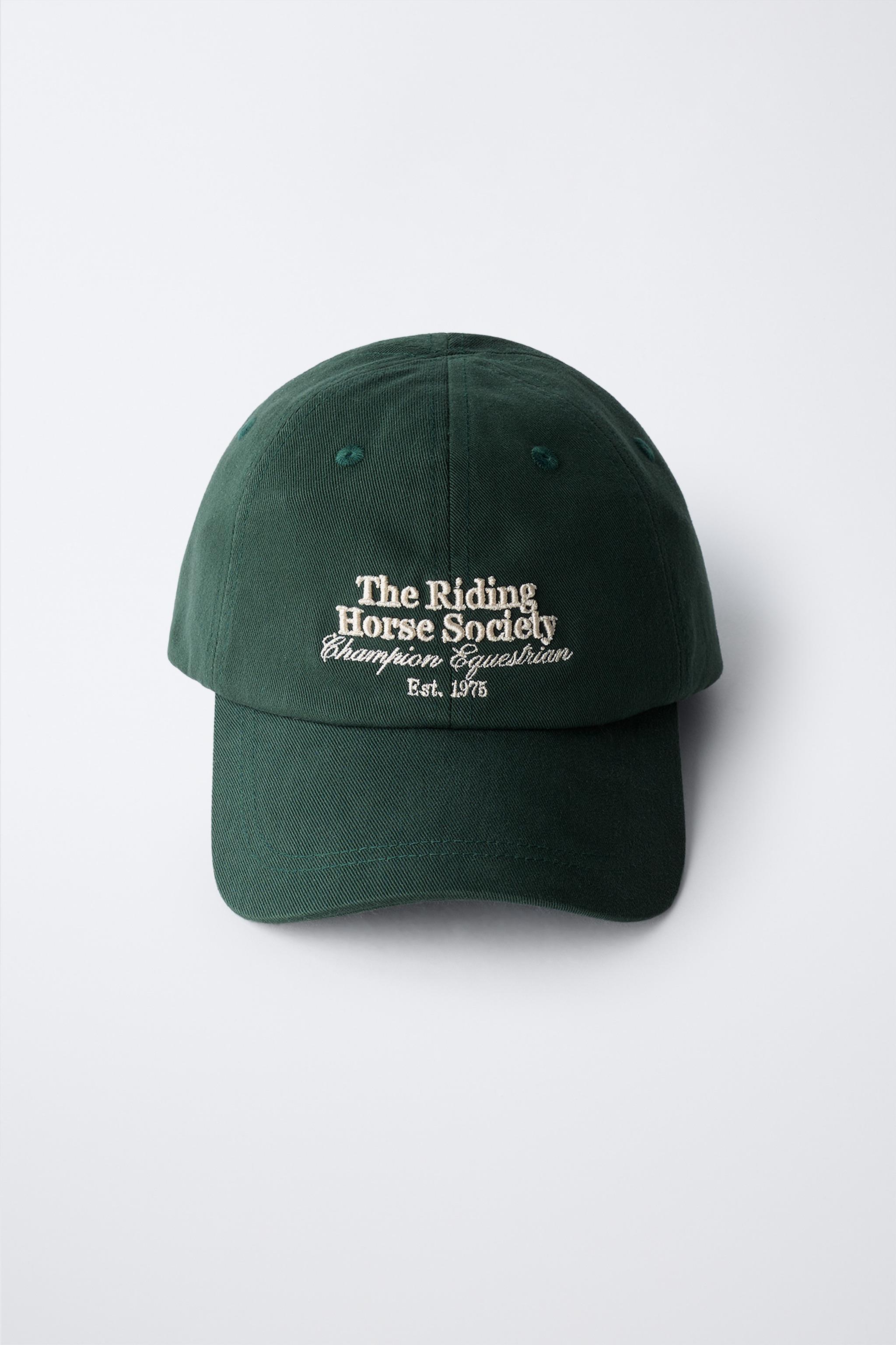 EMBROIDERED TEXT CAP