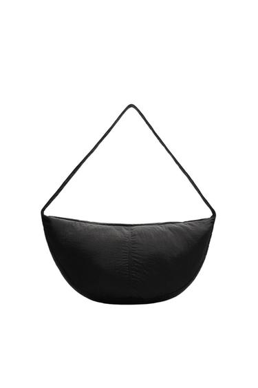 SAC PORTÉ ÉPAULE EN NYLON - Noir de Zara