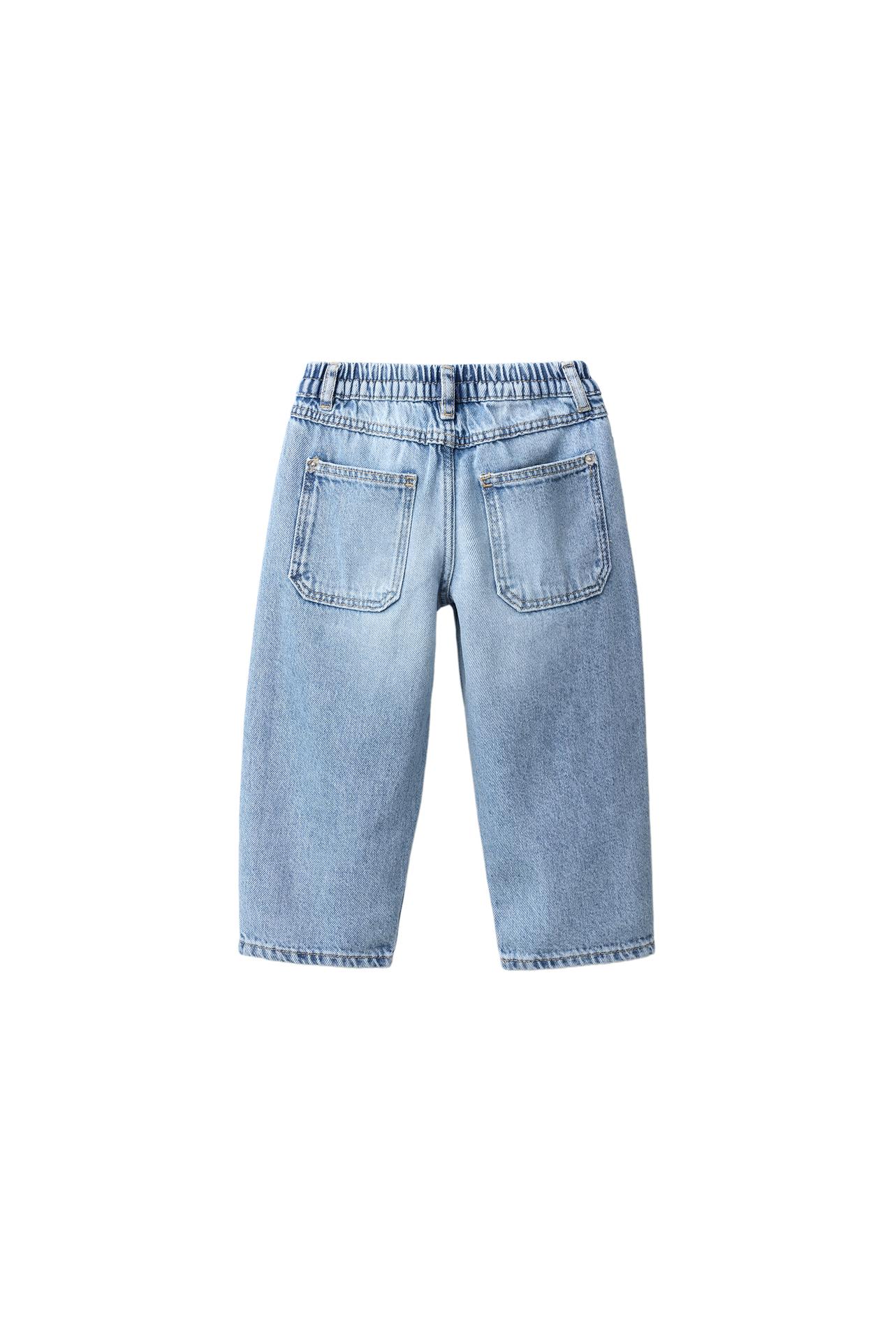 BAGGY JEANS — Mid-blue