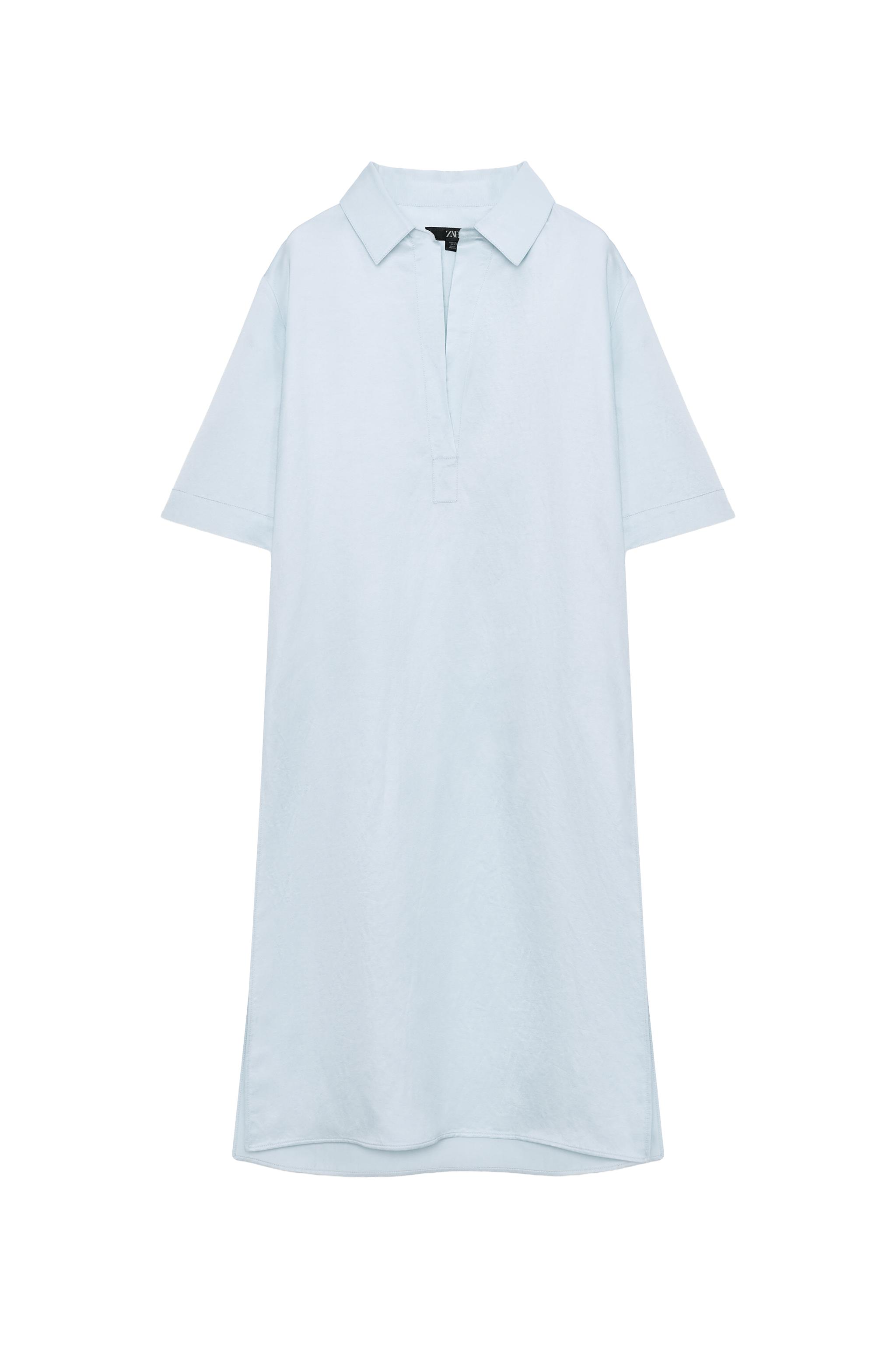 CAMISA TÚNICA CON LINO ZW COLLECTION
