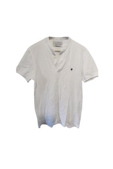 MANDARIN COLLAR POLO SHIRT