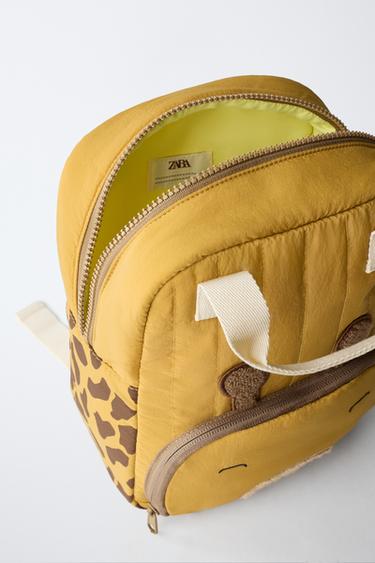 SAC À DOS GIRAFE - Jaune moutarde. de Zara - Image 3