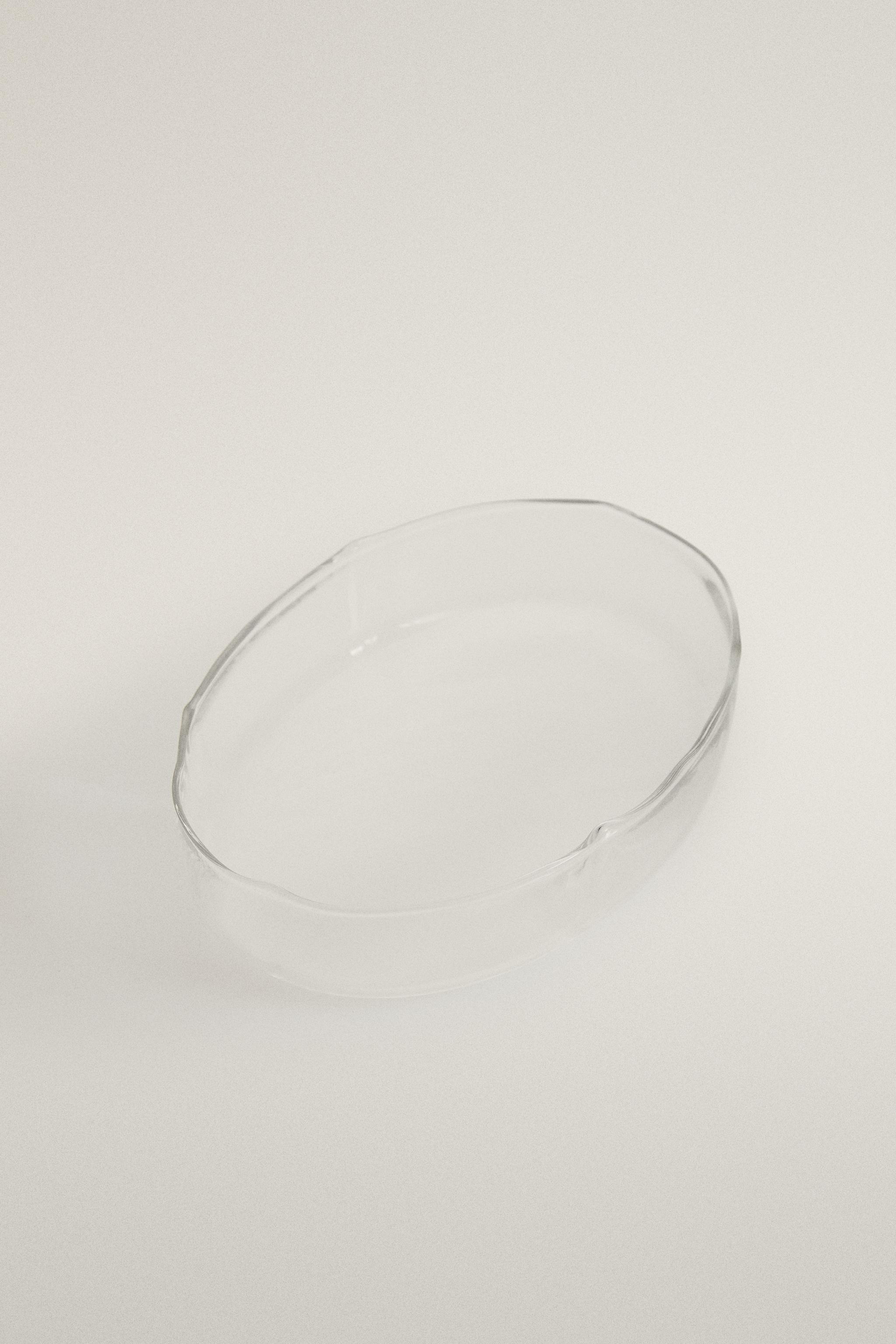BOROSILICATE GLASS BATHROOM SOAP DISH