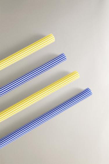 LOT PATÈRES BOROSILICATO RAYURES (LOT DE 4) - rayures de Zara - Image 2