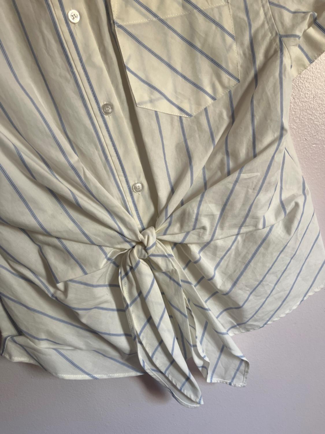 KNOTTED POPLIN SHIRT - Image 4