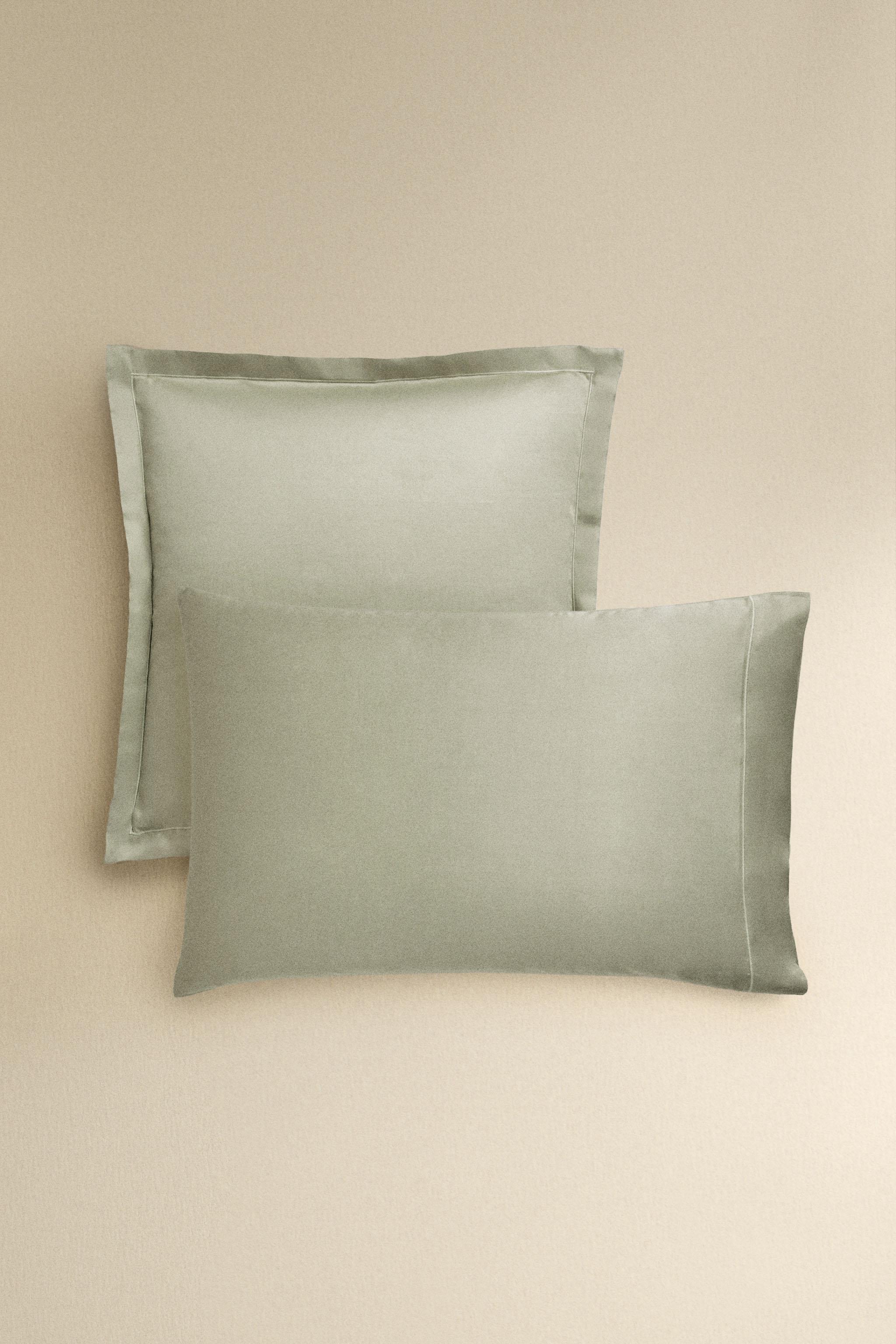 さえら　ピロケース スカラップエッジ サテン ピローケース（300スレッド