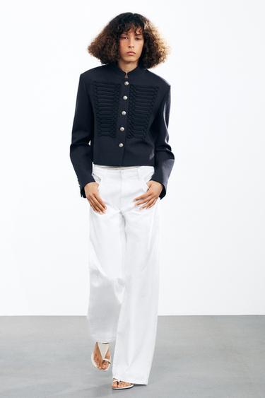 CHAQUETA ALAMARES LANA ZW COLLECTION LIMITED EDITION - Marino de Zara