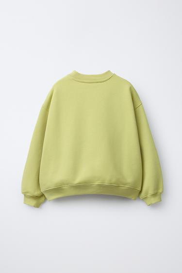SWEAT IMPRIMÉ POMME - Vert de Zara - Image 1