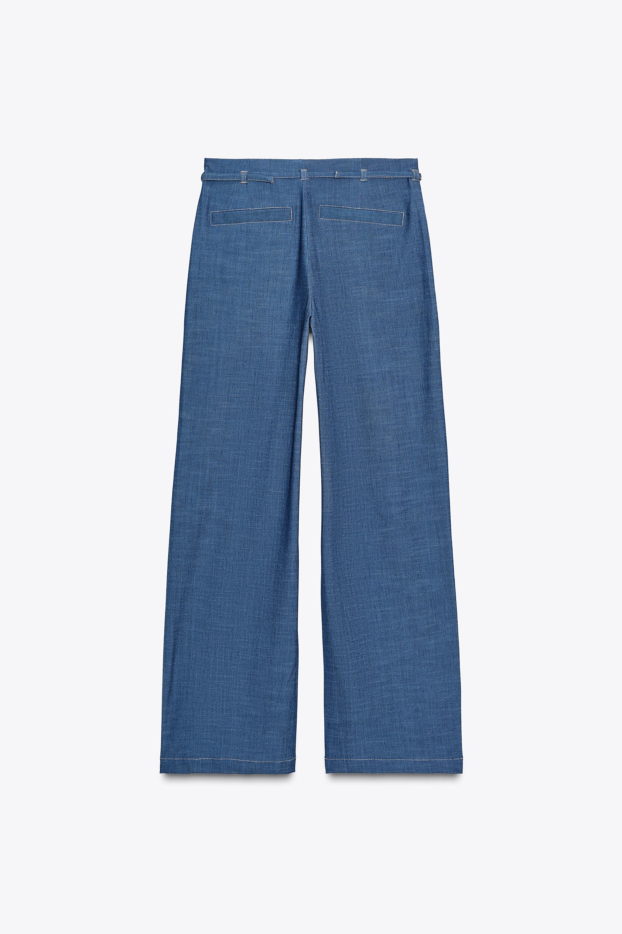 WIDE LEG PANTS WITH LOOPS