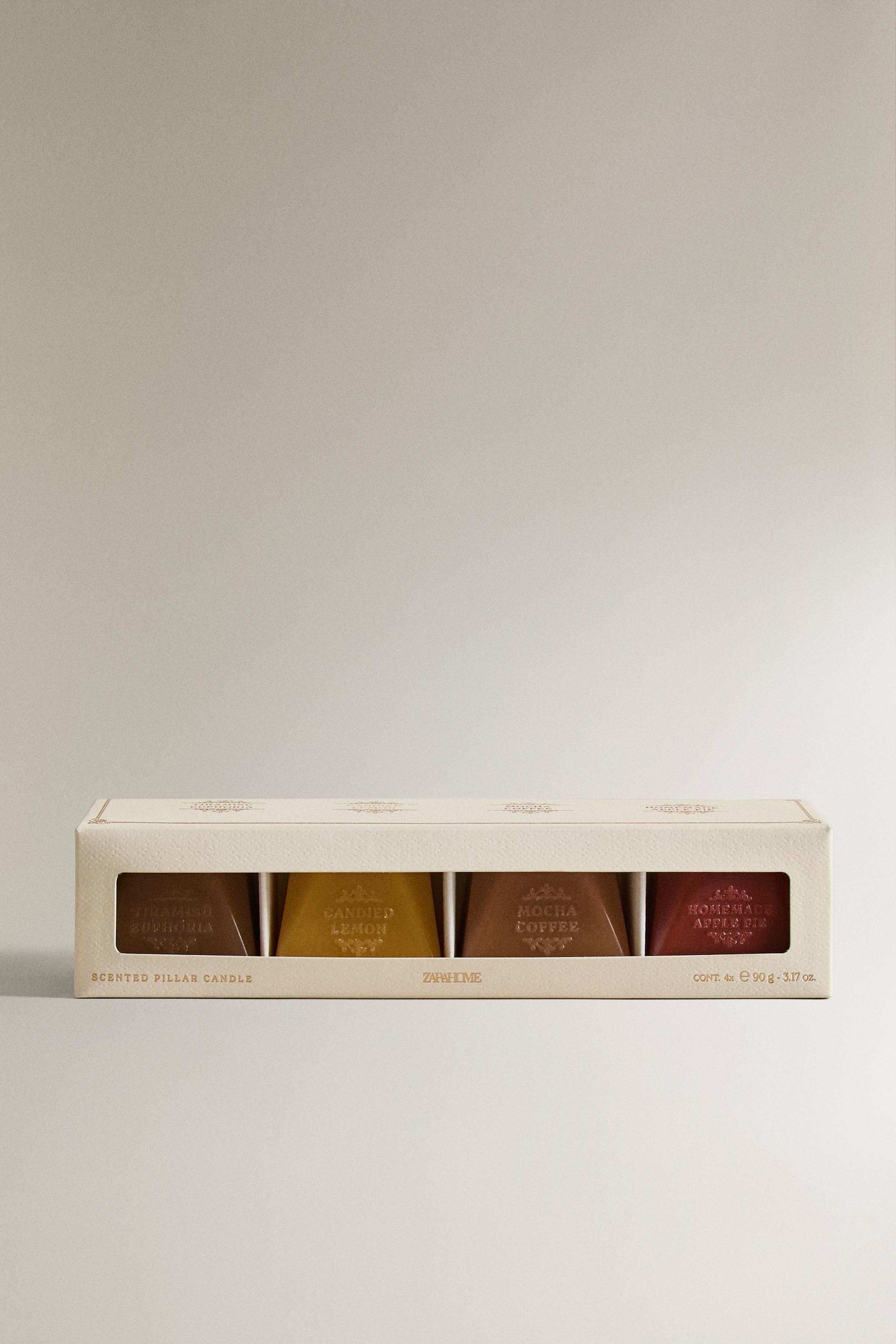 SET OF GOURMET SCENTED CANDLES (SET OF 4)