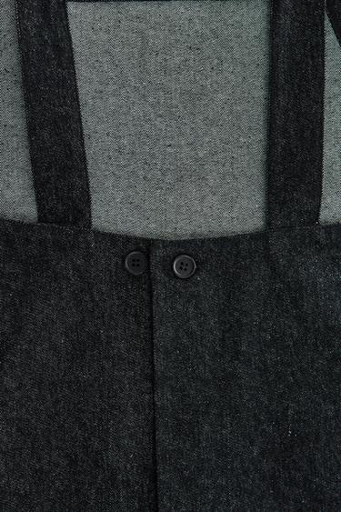 TABLIER CORPS ENTIER DENIM - Bleu de Zara - Image 4