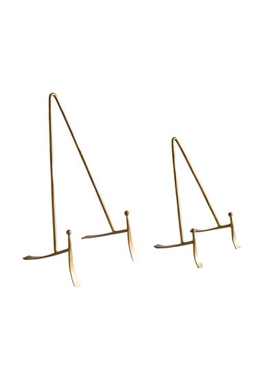 GOLDEN METAL DISPLAY STAND - Aged gold by Zara
