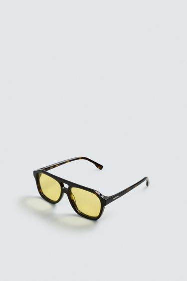 LUNETTES DE SOLEIL RECTANGULAIRES - Écaille de Zara - Image 5