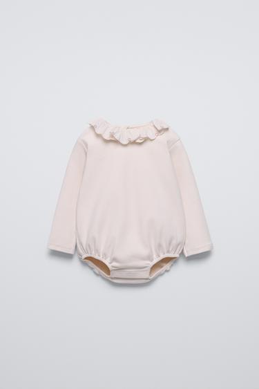 BODY S VÝŠIVKOU KVĚTŮ - Růžová od Zara - Obrázek 0