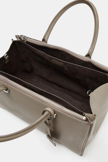 CITYBAG DOUBLE ANSE - Gris taupe de Zara - Image 7