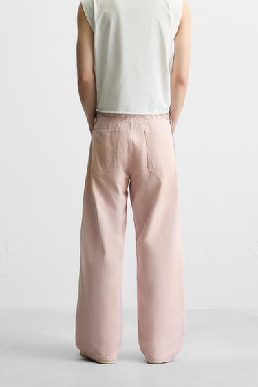 JEAN BAGGY FIT EFFET VINTAGE - Rose de Zara - Image 2