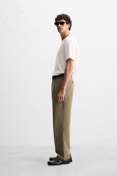 T-SHIRT BASIQUE EN MAILLE - Rose craie de Zara - Image 3
