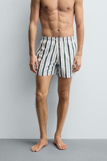 MAILLOT DE BAIN À RAYURES MOYENNES - Multicolore de Zara - Image 1