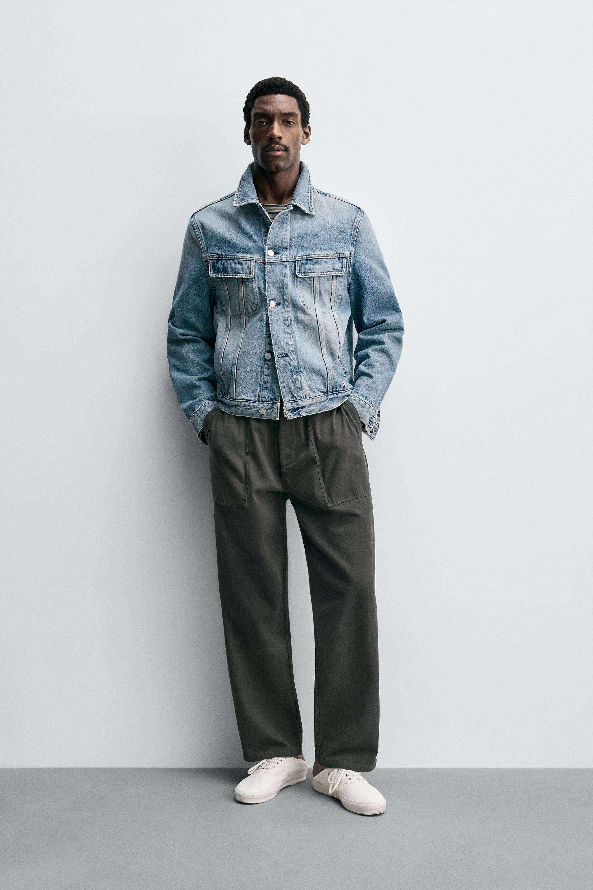 PANTALON COUPE DÉCONTRACTÉE À PASSANTS