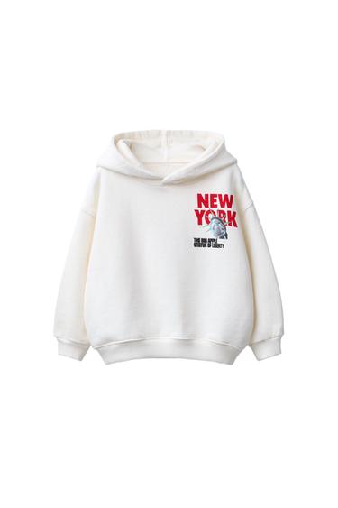 SUDADERA CAPUCHA ESTAMPADO
