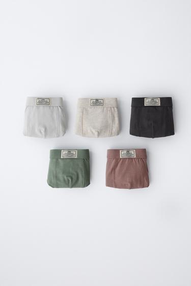 3-6 ANS/ LOT DE CINQ BOXERS ÉTIQUETTE - Multicolore de Zara - Image 4