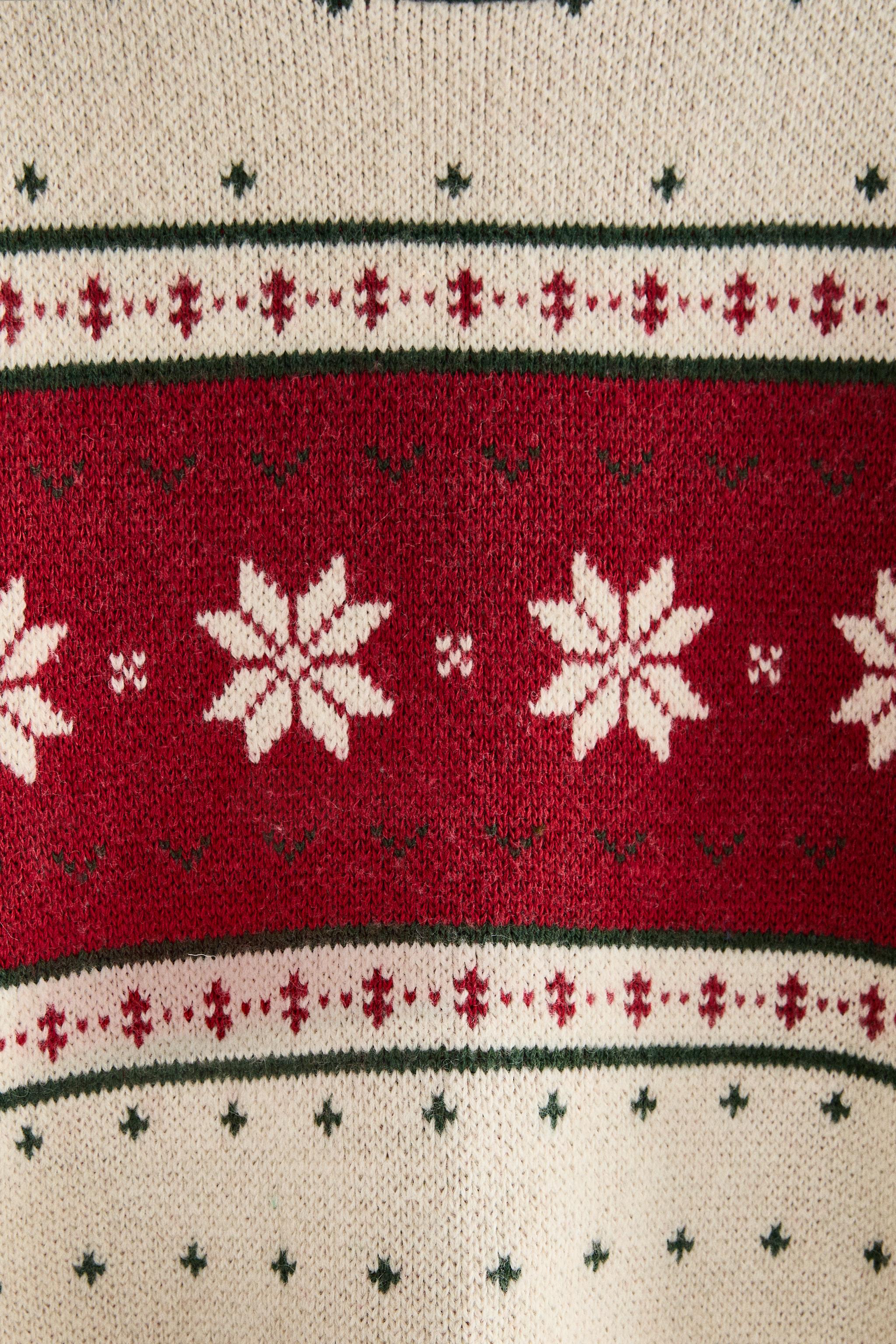 CHRISTMAS JACQUARD SWEATER