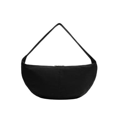 Zara NYLON SHOULDER BAG - Black