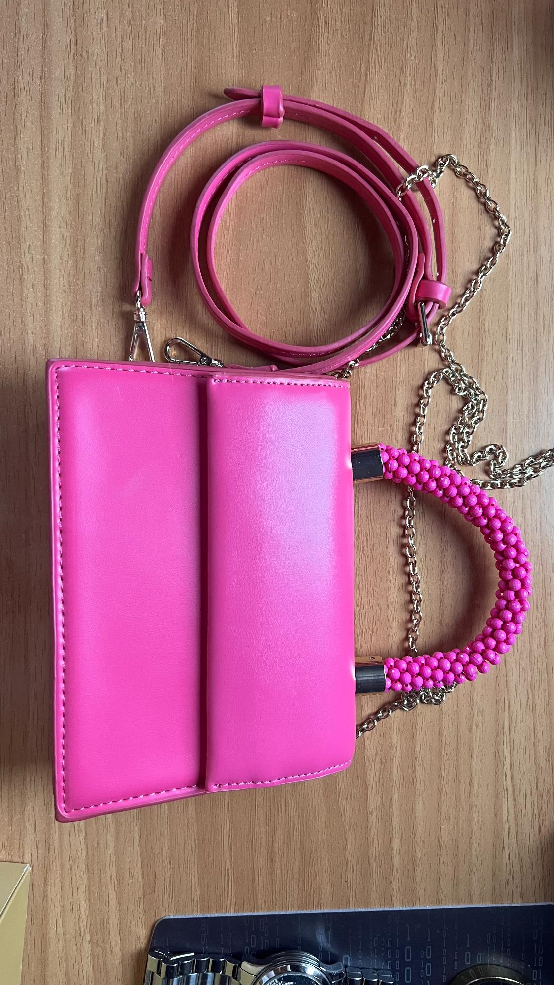 MINI BAG WITH BEADED HANDLE - Image 2