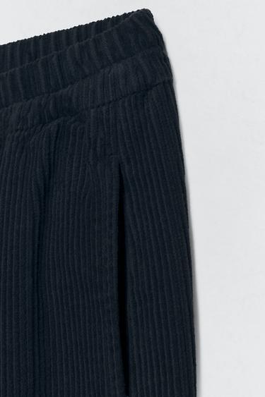 CORDUROY BAGGY TROUSERS SOSHIOTSUKI x ZARA - Dark navy by Zara - Image 5