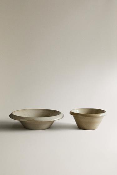 ROUND TERRACOTTA SALAD BOWL - Cream by Zara