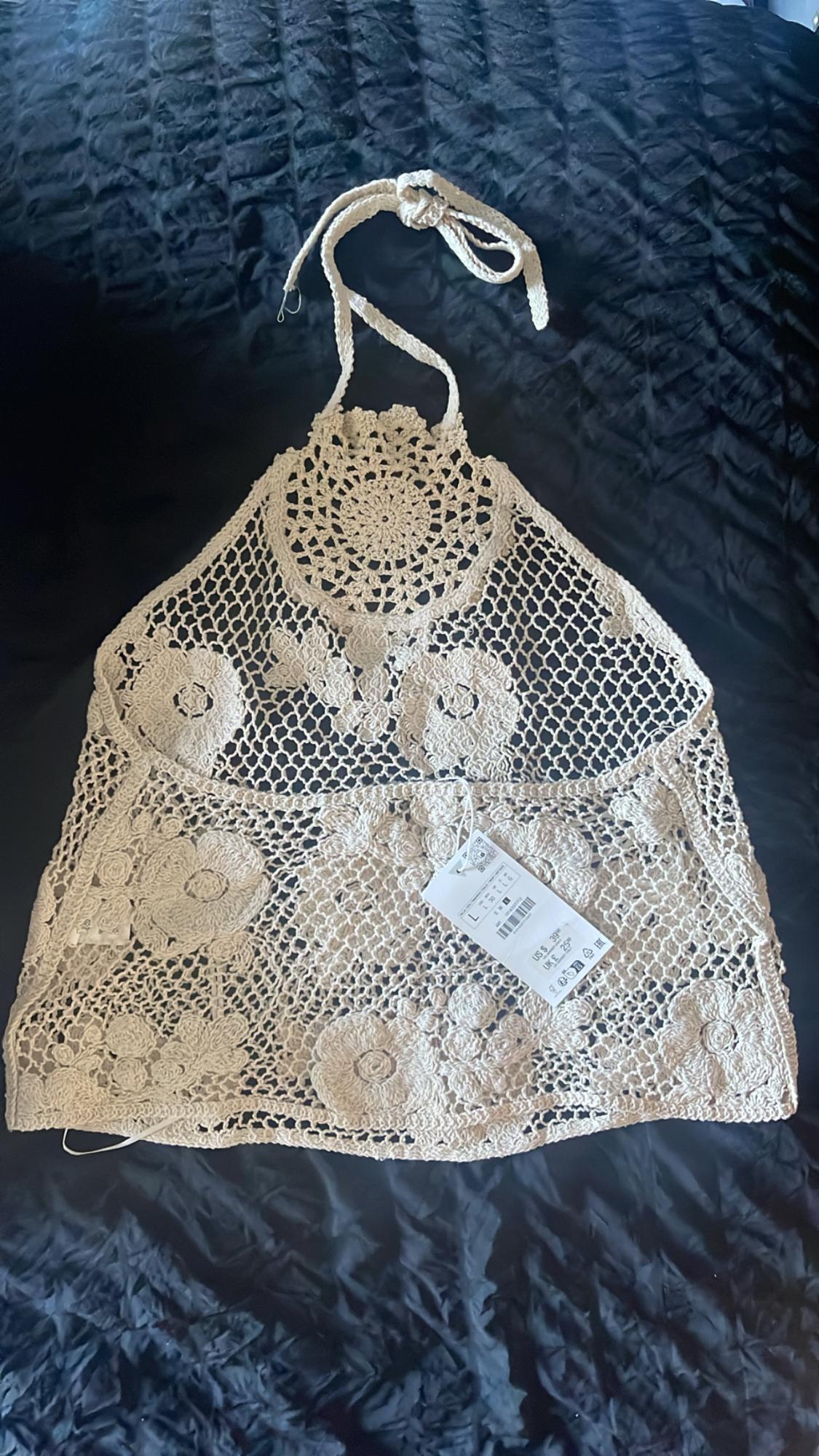 CROCHET HALTER TOP - Image 2