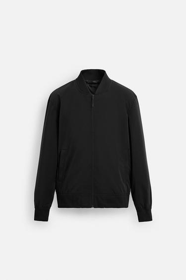 CAZADORA BOMBER LIGERA - Negro de Zara