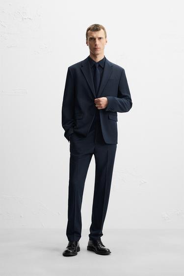 BLAZER بدلة مريح - بحري الخاص بـ Zara