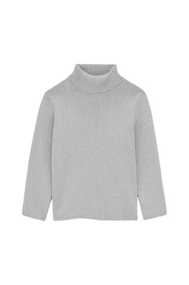SHIMMERY TURTLENECK NECK SWEATER