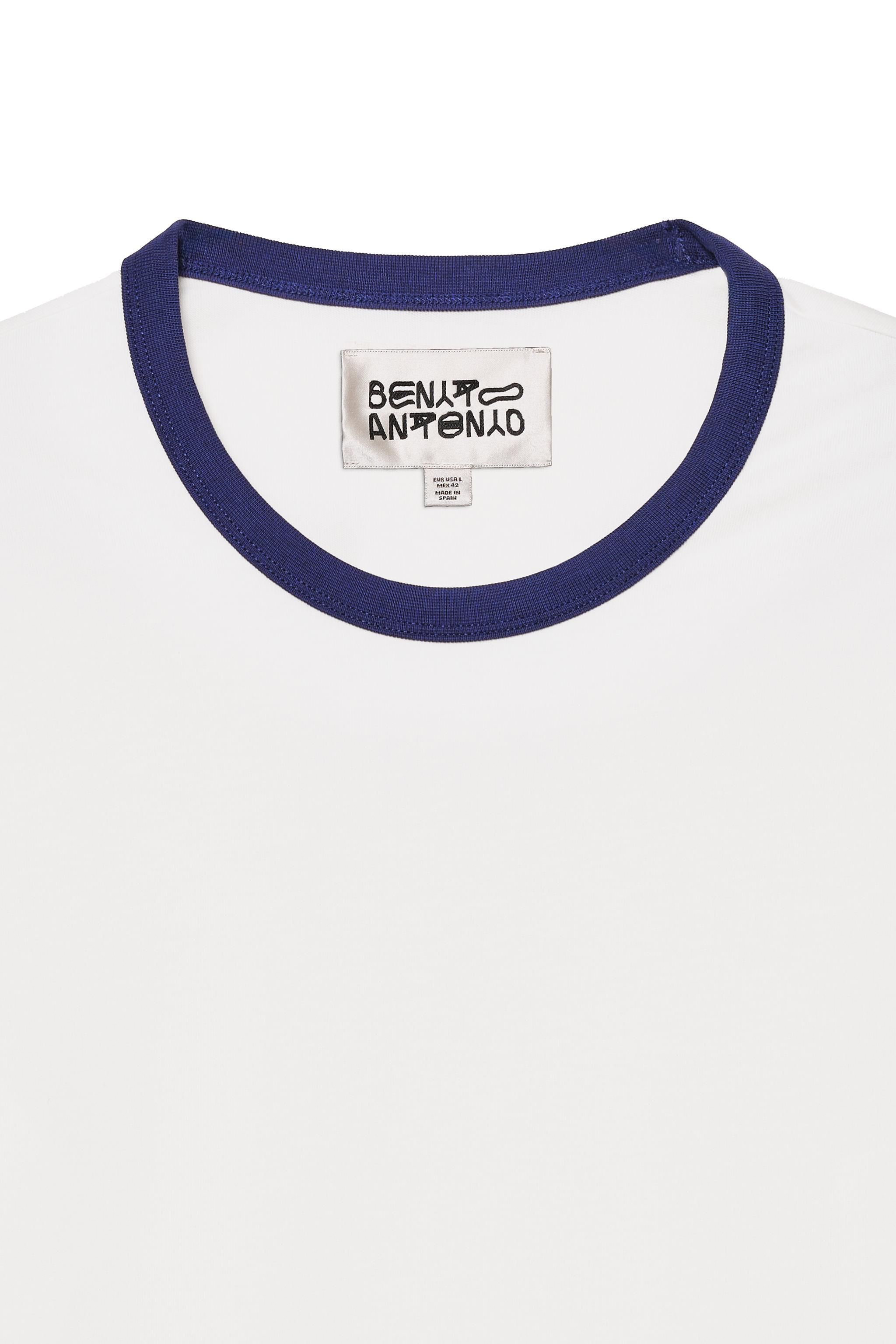 Zara SLIM FIT FİTİLLİ KONTRAST T-SHIRT görsel 4