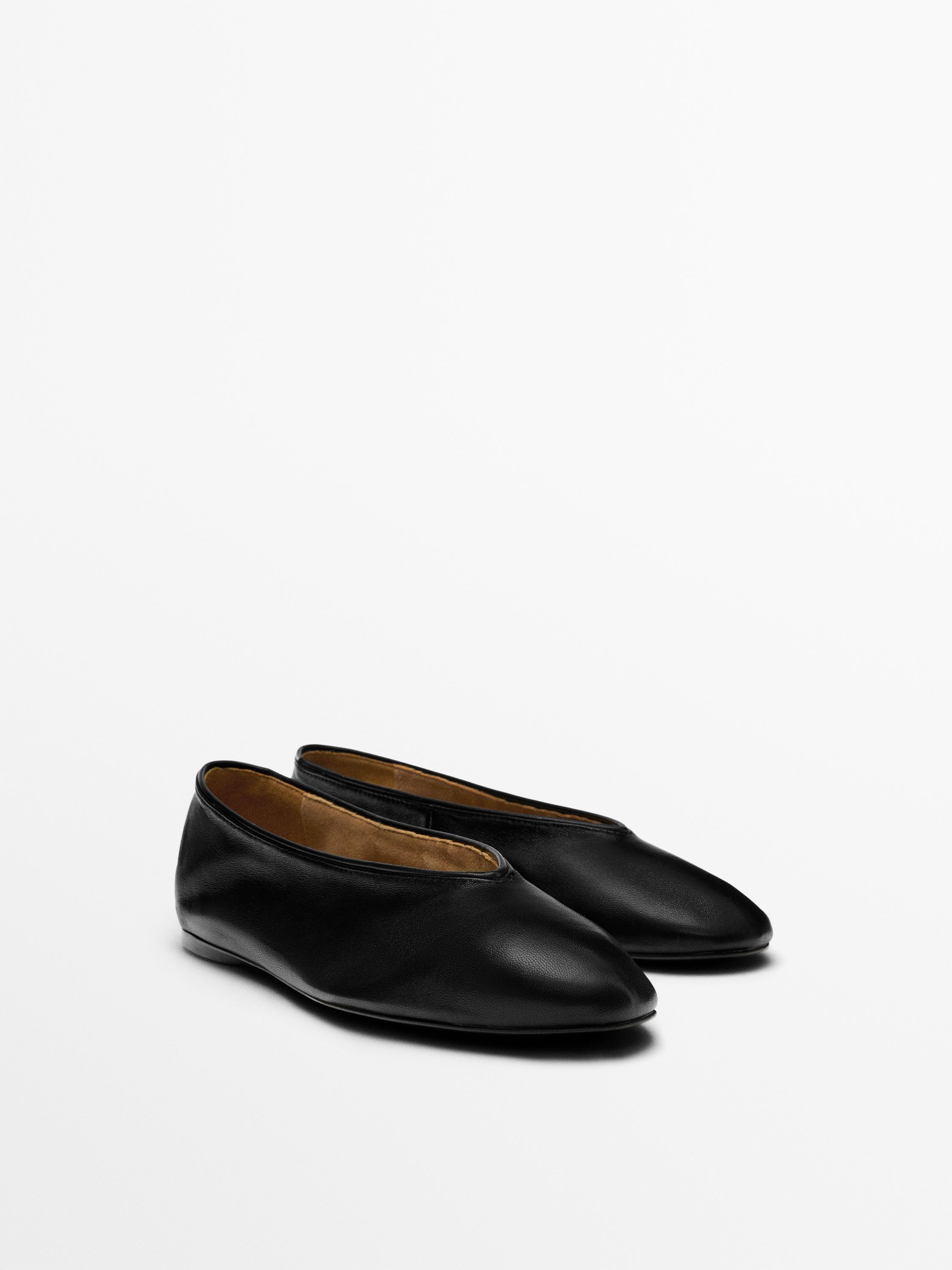 Ballerines cuir souple