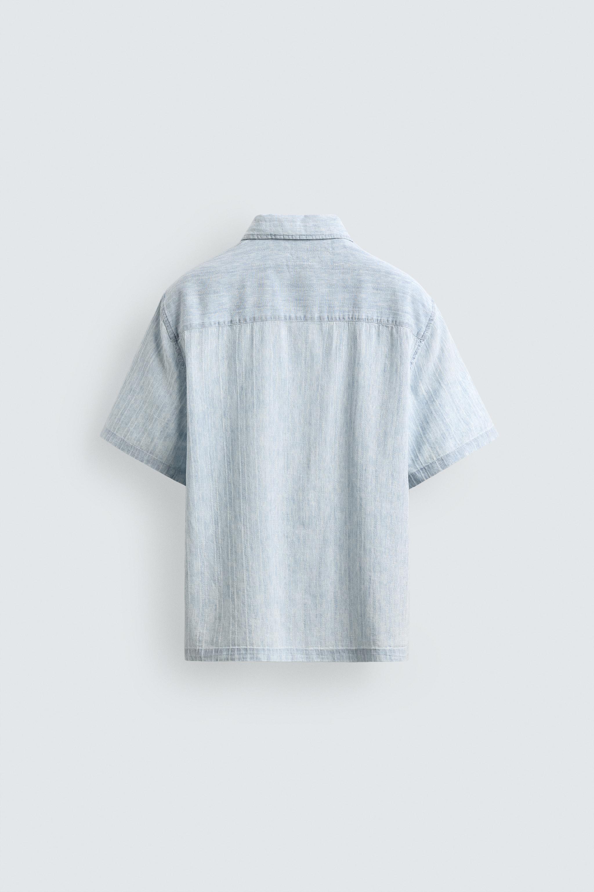 CHEMISE STRUCTURÉE LAVÉE