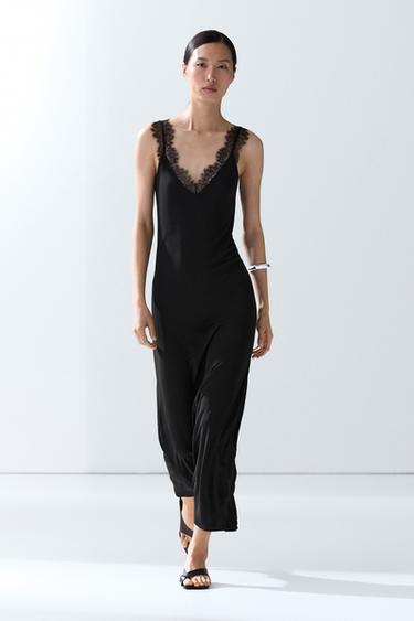 Black Massimo Dutti Dresses Woman